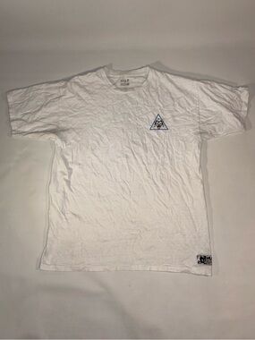 🖤 HUF X FELIX THE CAT TRIFORCE PYRAMID LOGO CARTOON GRAPHIC WHITE T-SHIRT 🖤